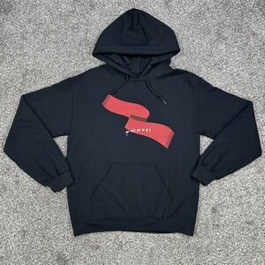 Taylor Swift All Too Well Red Scarf Pullover Hoodie Womens Small Black Red